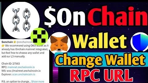 Onchain RPC URL Add Trust wallet || Onchain RPC URL NEW UPDATE || Onchain Coin add