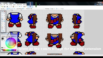 Graal Tutorial: How to transfer hair extension to other bodies on paint.net