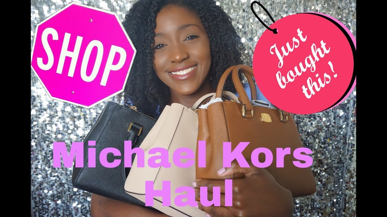 Michael Kors Purse Haul || Tanger Outlets Shopping Trip - YouTube