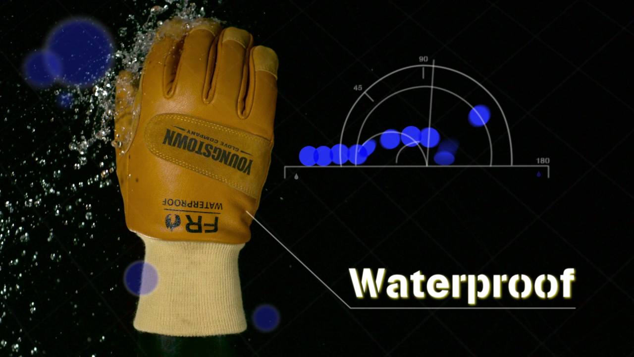 FR Waterproof Ground Glove lined with Kevlar® YouTube