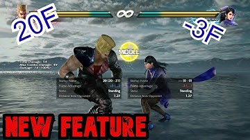 TEKKEN 7 SEASON 3 WINTER UPDATE- New Frame Data Feature, And Explaining Frame Data For Beginners