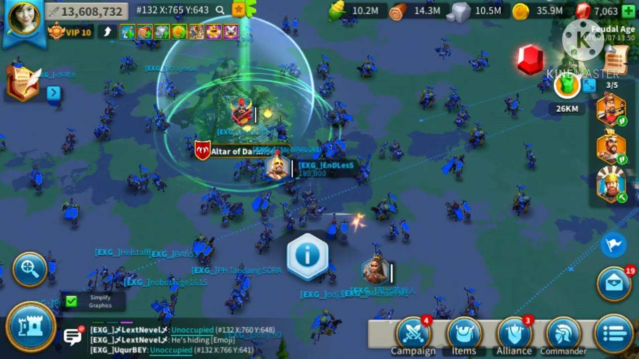 Rise Of Kingdom Farming Honor Points Kd 53 Youtube