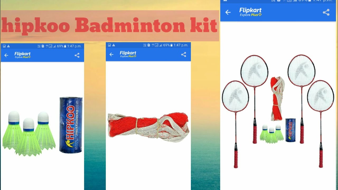 Hipkoo Sports Standard Badminton Complete Set Kit