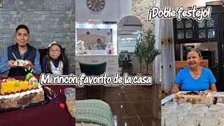 Por fin les enseño esta nueva área de mi 🏡 | Celebramos el cumple de mi hermano y mi suegra 🎂🥳