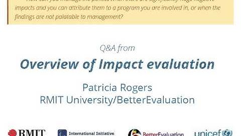 Overview of IE - Managing the politics of negative impacts