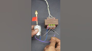 Step-down transformer experiment #experiment #scienceproject