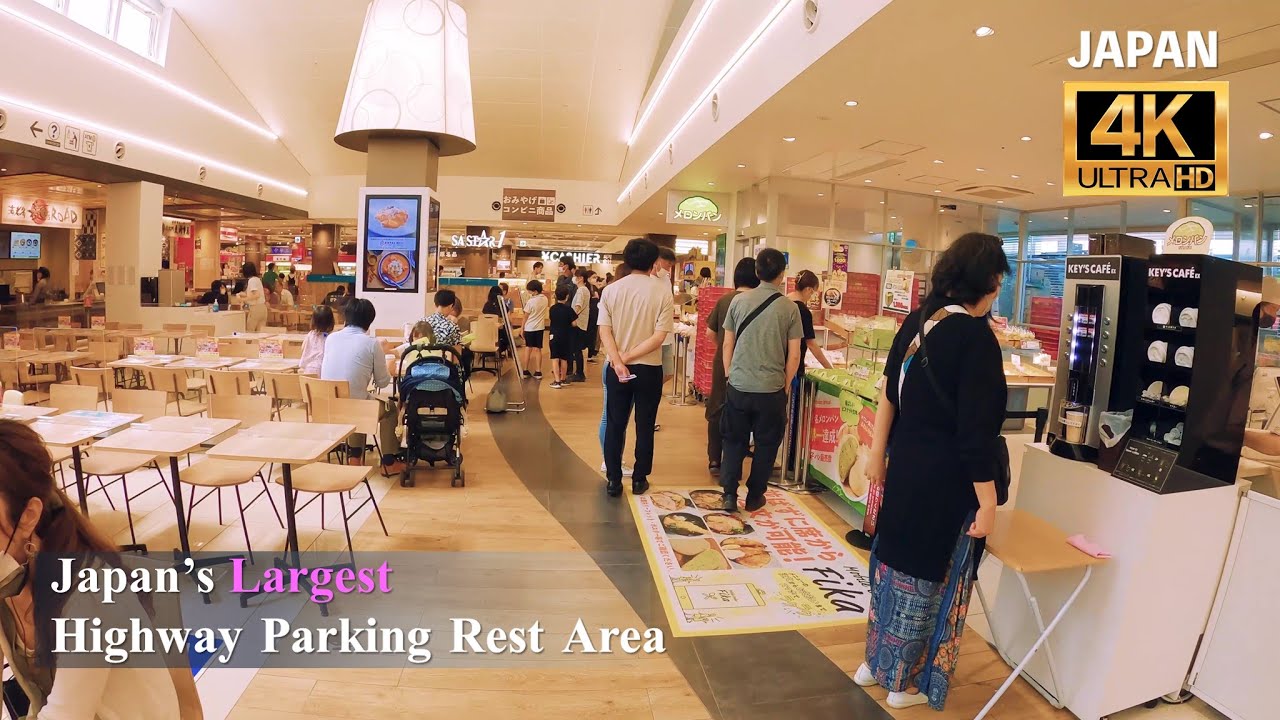 [EBINA] Крупнейшая в Японии парковка на шоссе | Канагава, Япония | 4K