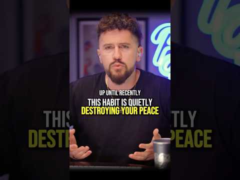 this may be destroying your peace