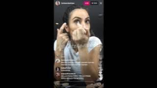 Kim Kardashian Makeup Tutorial on Instagram Live