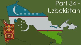 : World Map In Minecraft - Part 34 - Uzbekistan