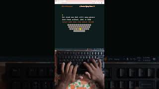 106 WPM Speed Typing 🔥 Insane Beast Mode!  #keyboard #touchtyping #fasttyping #raushantypingmaster