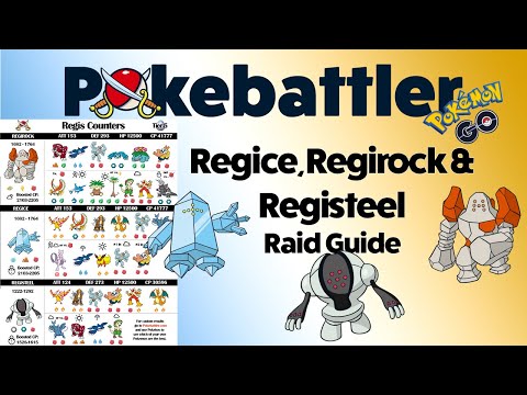 Regirock, Regice e Registeel se reúnem em reides! Preparem-se para uma  descoberta colossal! – Pokémon GO