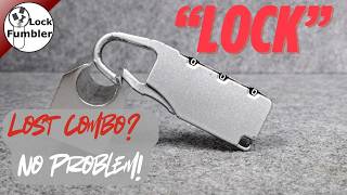 Carabiner combination lock, decoded easily [368]