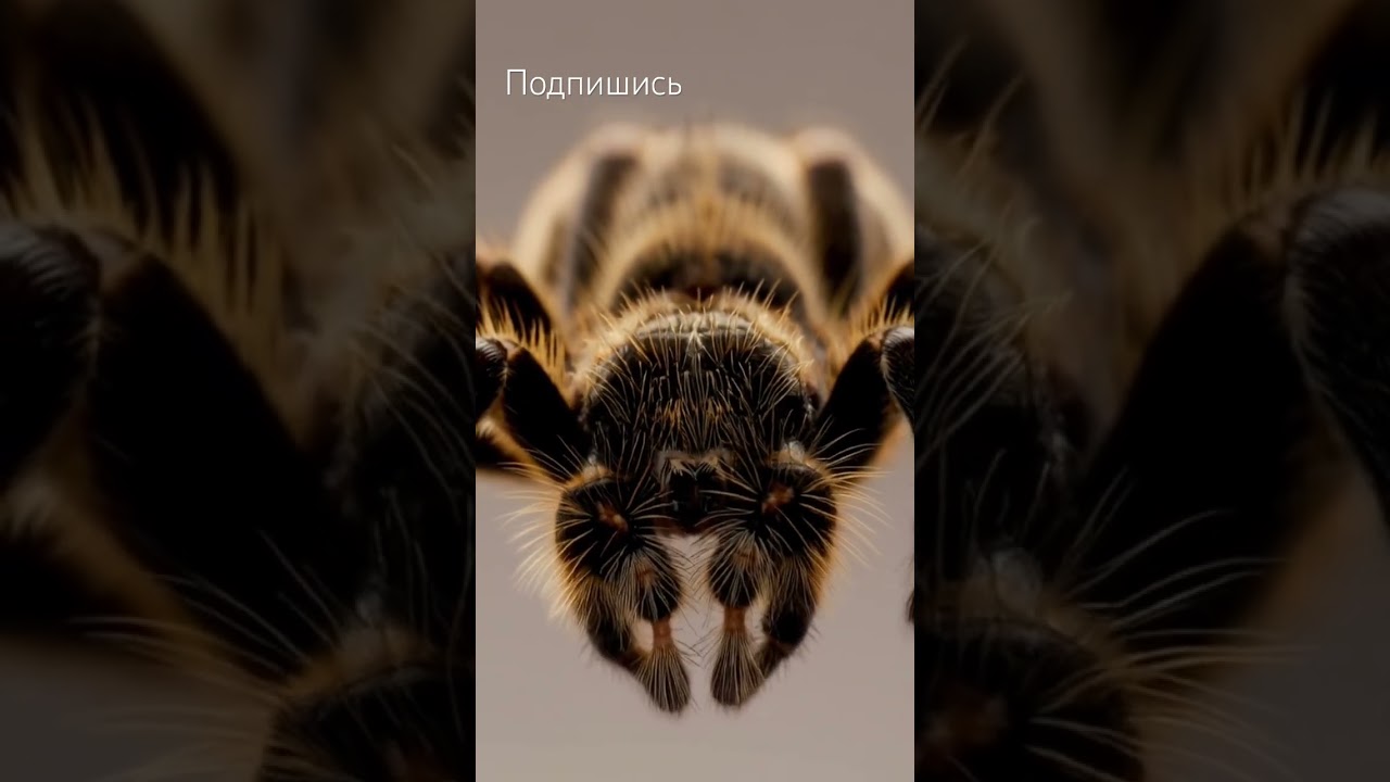 Тарантул в макро 