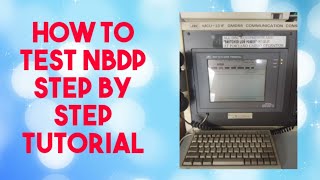 How to test NBDP#test#mf/hf#inmarsat#telex