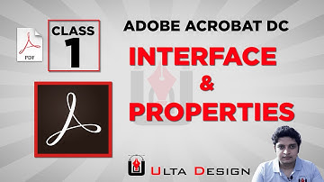 Interface & Properties - Adobe Acrobat Pro - Class 1 - Ulta Design
