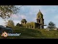 Cinematic Realistic Environment in Blender | FREE Church Model #blendertutorial #3dmodeling