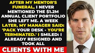 After My Mentor s Funeral I Didn t Tell HR About the 1 2M Client Portfolio She Left Me
