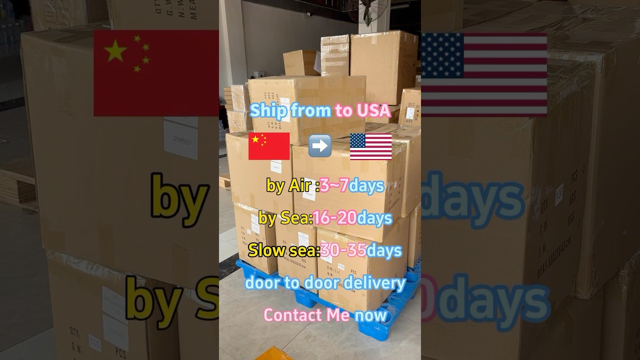 Shipping from China to USA 