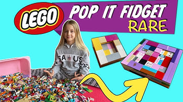 RARE HOMEMADE LEGO POP IT FIDGET DIY | How To Make Tutorial | Life Of Casey