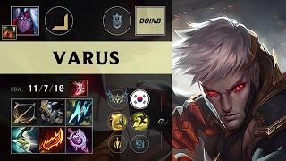 (CNWI Doinb) Varus ADC vs Ezreal (TSW Eddie) - KR Challenger Patch 26.11