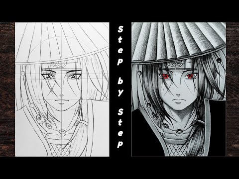 Drawing Itachi Uchiha by MitskuniHatake6425