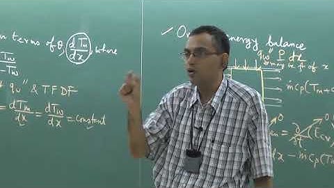 Lecture 47 : Internal Forced Convection-3