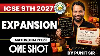 ICSE Class 9 Maths Chapter 2 - Expansion | BackBenchers Series 2027 | Punit Sir