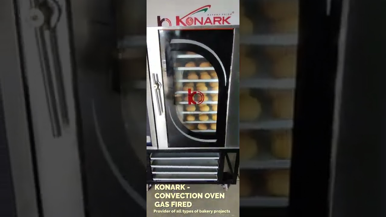 Konark - Convection Oven 8 Tray (Gas Fired)  (All Bakery Machines)