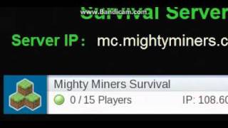Minecraft 1.1 Server + website