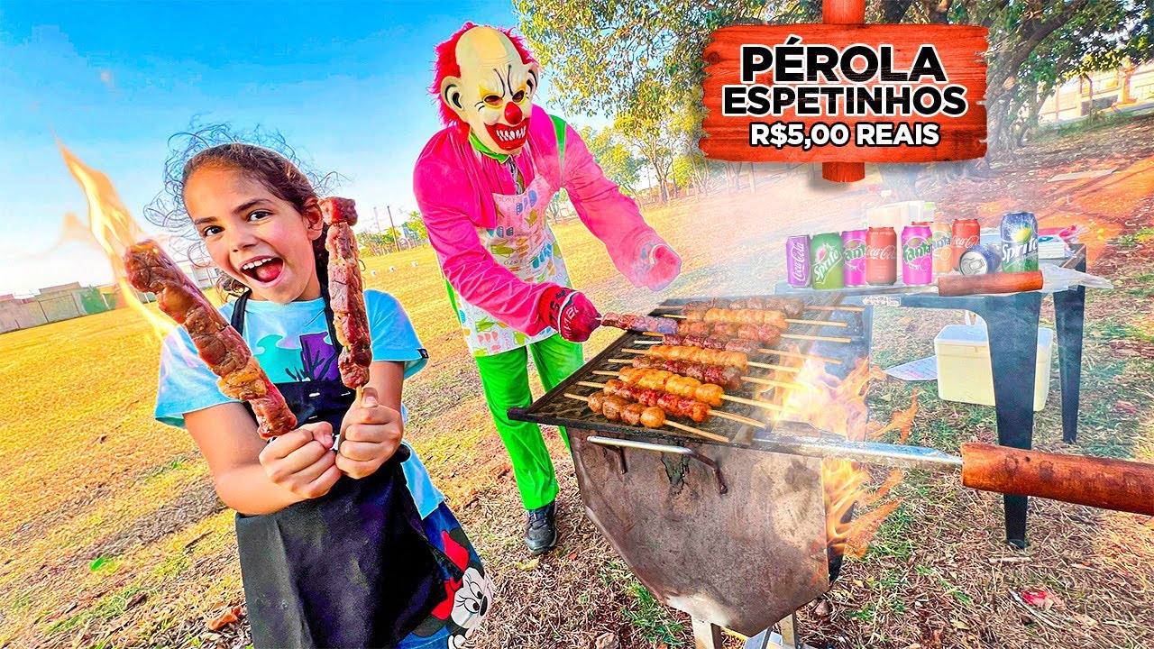 MONTEI UMA ESPETARIA PROFISSIONAL * vou vender espetinhos * 🧡