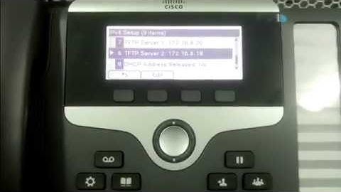 how to configure ip address on cisco ip phone 7861