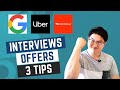 Interviews & Offers From Google, Uber and Doordash! How I Did It...