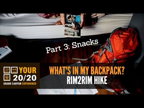 What's in my backpack? Snacks content media