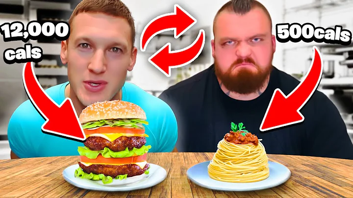 WORLDS STRONGEST MAN SWAPS DIET WITH BODYBUILDER |...