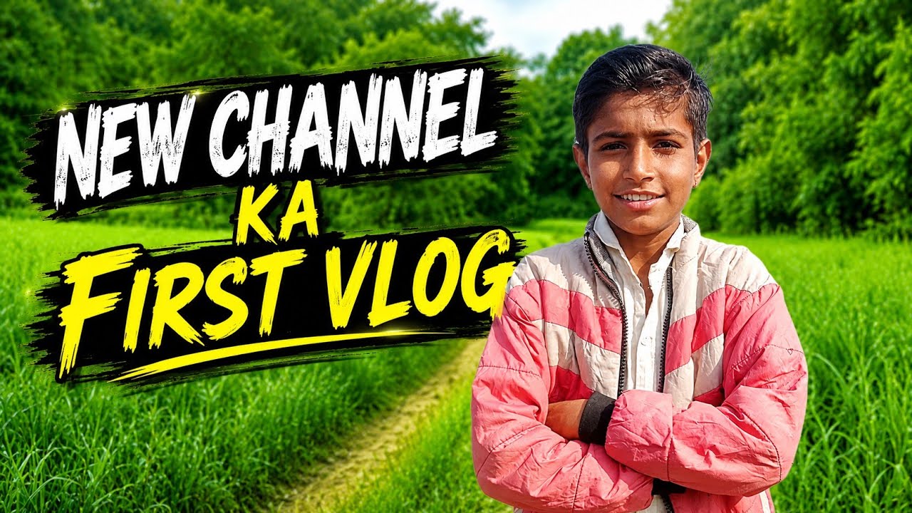 MY FIRST VLOG ON A NEW CHANNEL ....🤯