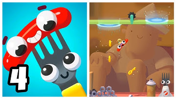 Fork N Sausage Walkthrough Gameplay Android IOS | RC PLAYERZ #4