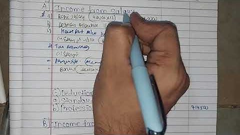 INCOME FROM SALARY |Direct Taxation| Tybcom sem5 | Mcom sem1 nep |Mumbai University