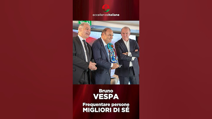 Bruno Vespa | Eccellenze Italiane