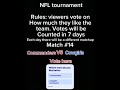 Match 14 #nfl #superbowl #football #nflteams #sports