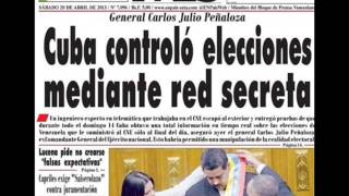 Fraude Elecciones controladas mediante red secreta desde Cuba