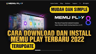 cara download dan instal memu play Terbaru di laptop/pc tahun 2022