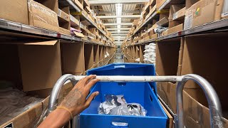 First Day Working Warehouse Job Day in The Life
