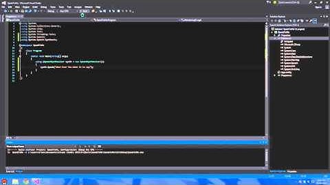 C# Speech Synthesizer