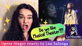 Opera Singer Reacts to Lea Salonga - On My Own (Les Misérables)
