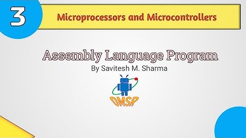 Microprocessor 8085|Assembly Language Program| BTech, ECE, GATE, ISRO, DRDO, BARC, iPATE preparation