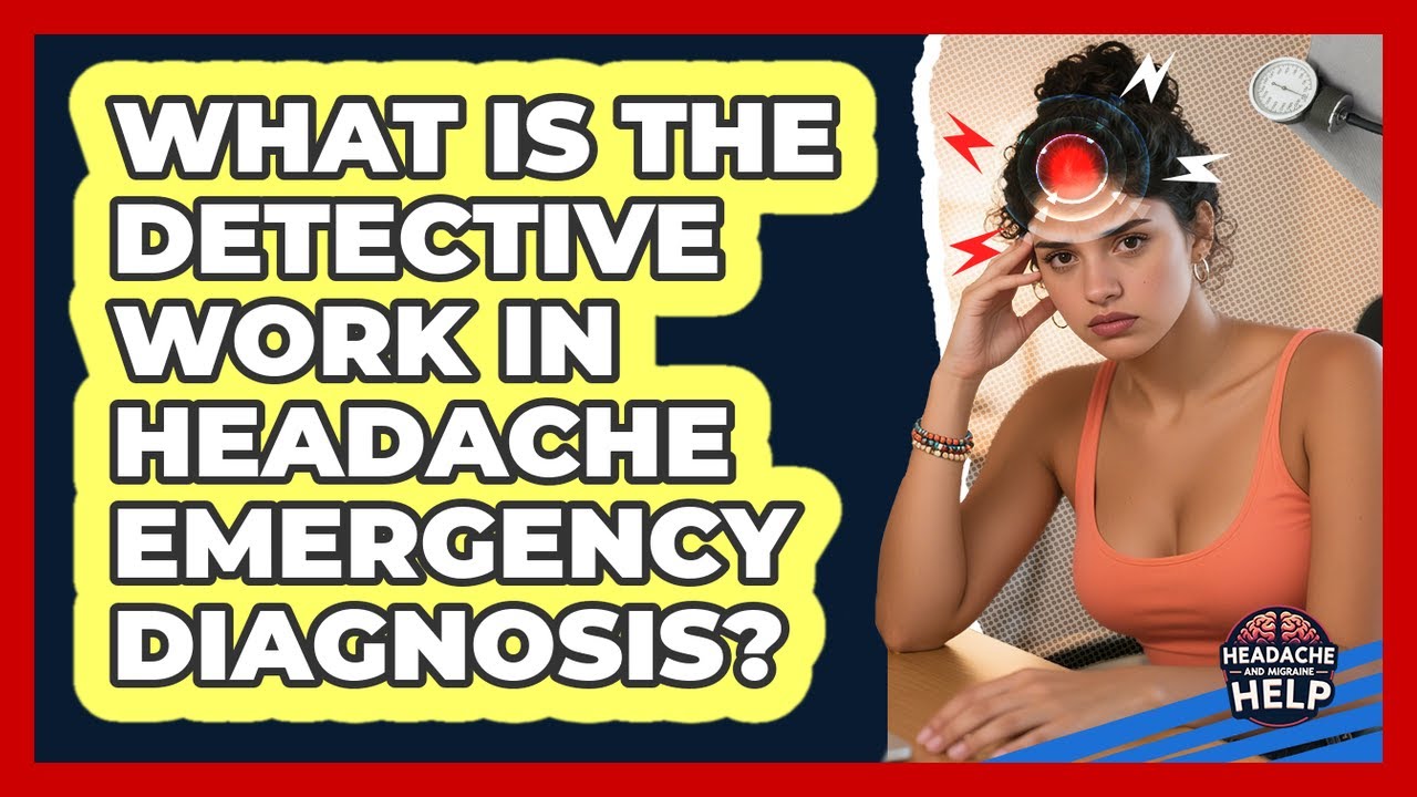 What Is The Detective Work In Headache Emergency Diagnosis? - Headache and Migraine Help
