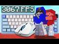 (Telly Bridging) Satisfying Bedwars ASMR Keyboard &amp; Mouse Sounds | Hypixel Bedwars