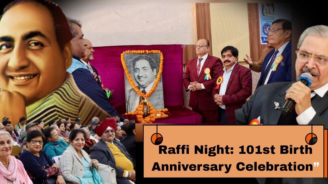 Senior Citizen & Artist Association Chandigarh Celebrates Mohammed Rafi Night | Musical Tribute