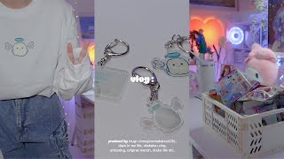 𝑣𝑙𝑜𝑔 ﹏🤍ྀི のんびりグッズ開封しようの気持ち┊インドアオタ活DAY,たまごっち,シルバニア,食玩,mugiオリジナルグッズ紹介 etc. (ENG